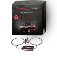 Hummer H2 V.3 Fusion Color Change LED Halo Headlight Kit 2003-2009