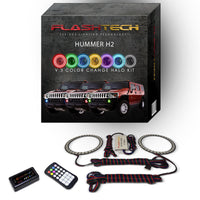 Hummer H2 V.3 Fusion Color Change LED Halo Fog Light Kit 2003-2009