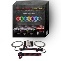 Hummer H2 V.3 Fusion Color Change LED Halo Fog Light Kit 2003-2009