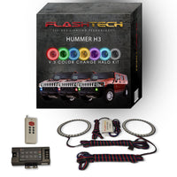 Hummer H3 V.3 Fusion Color Change LED Halo Fog Light Kit 2006-2010