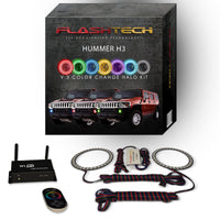 Hummer H3 V.3 Fusion Color Change LED Halo Fog Light Kit 2006-2010