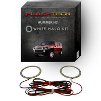 Hummer H3 White LED Halo Fog Light Kit 2006-2010