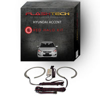 Hyundai Accent V.3 Fusion Color Change LED Halo Headlight Kit 2012-2014