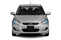 Hyundai Accent ColorChase LED Halo Headlight Kit 2012-2014