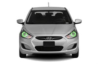Hyundai Accent ColorChase LED Halo Headlight Kit 2012-2014