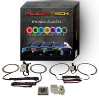 Hyundai Elantra V.3 Fusion Color Change LED Halo Headlight Kit 2001-2003