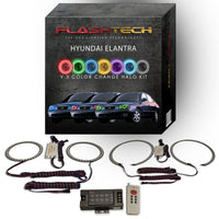 Hyundai Elantra V.3 Fusion Color Change LED Halo Headlight Kit 2001-2003