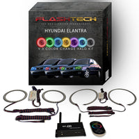 Hyundai Elantra V.3 Fusion Color Change LED Halo Headlight Kit 2001-2003