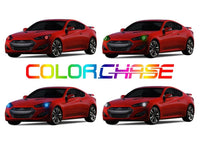 Hyundai Genesis Coupe ColorChase LED Halo Headlight Kit 2013-2016