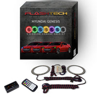 Hyundai Genesis Coupe V.3 Fusion Color Change LED Halo Headlight Kit 2013-2016