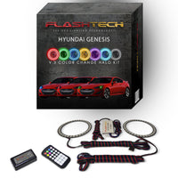 Hyundai Genesis Coupe V.3 Fusion Color Change LED Halo Headlight Kit 2013-2016