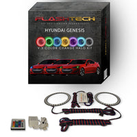 Hyundai Genesis Coupe V.3 Fusion Color Change LED Halo Headlight Kit 2013-2016