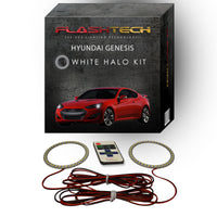 Hyundai Genesis Coupe White LED Halo Headlight Kit 2013-2016