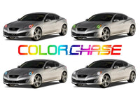 Hyundai Genesis Coupe ColorChase LED Halo Headlight Kit 2010-2012