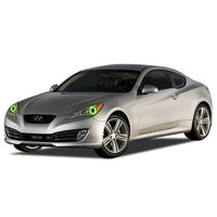 Hyundai Genesis Coupe ColorChase LED Halo Headlight Kit 2010-2012
