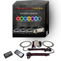 Hyundai Genesis Coupe V.3 Fusion Color Change LED Halo Headlight Kit 2010-2012