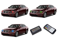 Hyundai Genesis Sedan V.3 Fusion Color Change LED Halo Headlight Kit 2009-2011