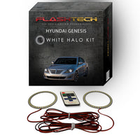 Hyundai Genesis Sedan White LED Halo Headlight Kit 2012-2014