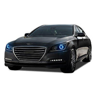 Hyundai Genesis Sedan ColorChase LED Halo Headlight Kit 2015-2016