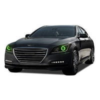 Hyundai Genesis Sedan ColorChase LED Halo Headlight Kit 2015-2016