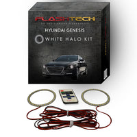 Hyundai Genesis Sedan White LED Halo Headlight Kit 2015-2016