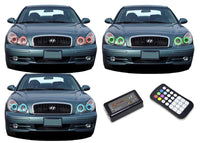 Hyundai Sonata V.3 Fusion Color Change LED Halo Headlight Kit 2002-2005
