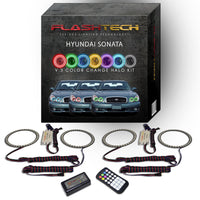 Hyundai Sonata V.3 Fusion Color Change LED Halo Headlight Kit 2002-2005