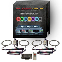 Hyundai Sonata V.3 Fusion Color Change LED Halo Headlight Kit 2002-2005