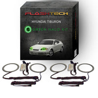 Hyundai Tiburon V.3 Fusion Color Change LED Halo Headlight Kit 2003-2004