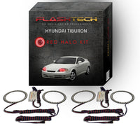 Hyundai Tiburon V.3 Fusion Color Change LED Halo Headlight Kit 2003-2004