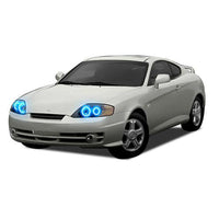 Hyundai Tiburon ColorChase LED Halo Headlight Kit 2003-2004
