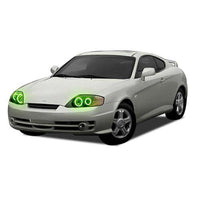 Hyundai Tiburon ColorChase LED Halo Headlight Kit 2003-2004