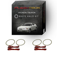 Hyundai Tiburon White LED Halo Headlight Kit 2003-2004