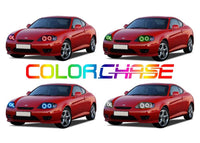 Hyundai Tiburon ColorChase LED Halo Headlight Kit 2005-2006