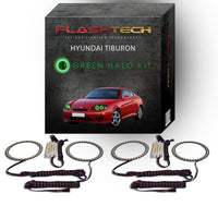 Hyundai Tiburon V.3 Fusion Color Change LED Halo Headlight Kit 2005-2006