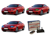 Hyundai Tiburon V.3 Fusion Color Change LED Halo Headlight Kit 2005-2006