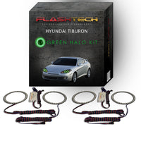 Hyundai Tiburon V.3 Fusion Color Change LED Halo Headlight Kit 2007-2008