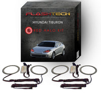 Hyundai Tiburon V.3 Fusion Color Change LED Halo Headlight Kit 2007-2008