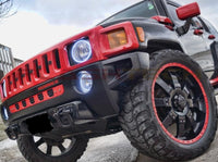 Hummer H3 White LED Halo Fog Light Kit 2006-2010