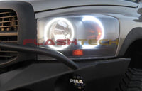 Dodge Ram White LED Halo Headlight Kit 2006-2008