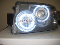 Land Rover Range Rover HSE Sport White LED Halo Headlight Kit 2006-2009