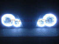 Ford Explorer White Headlight & LED Halo Fog Light Kit 2002-2005