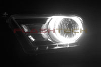 Ford Mustang Non-Projector White LED Halo Headlight Kit 2010-2014