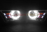 Ford Mustang Non-Projector White LED Halo Headlight Kit 2010-2014