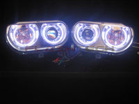 Dodge Challenger Projector White LED Halo Headlight Kit 2008-2014