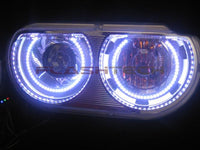 Dodge Challenger Projector White Headlight & LED Halo Fog Light Kit 2008-2014