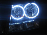 Chevrolet Suburban White Headlight & LED Halo Fog Light Kit 2007-2013