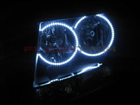 Chevrolet Tahoe White Headlight & LED Halo Fog Light Kit 2007-2013