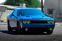 Dodge Challenger V.3 Fusion Color Change External Waterproof LED Halo Fog Light Kit 2008-2014