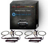 Infiniti FX35 / FX45 V.3 Fusion Color Change LED Halo Headlight Kit 2005-2010